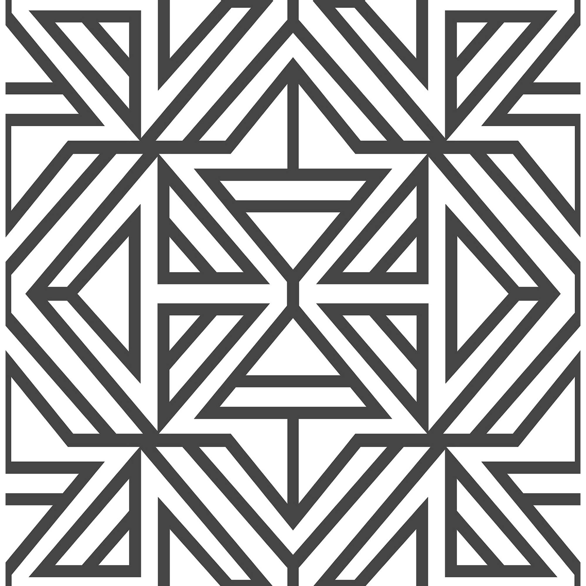 NuWallpaper Black Linear Peel & Stick Wallpaper